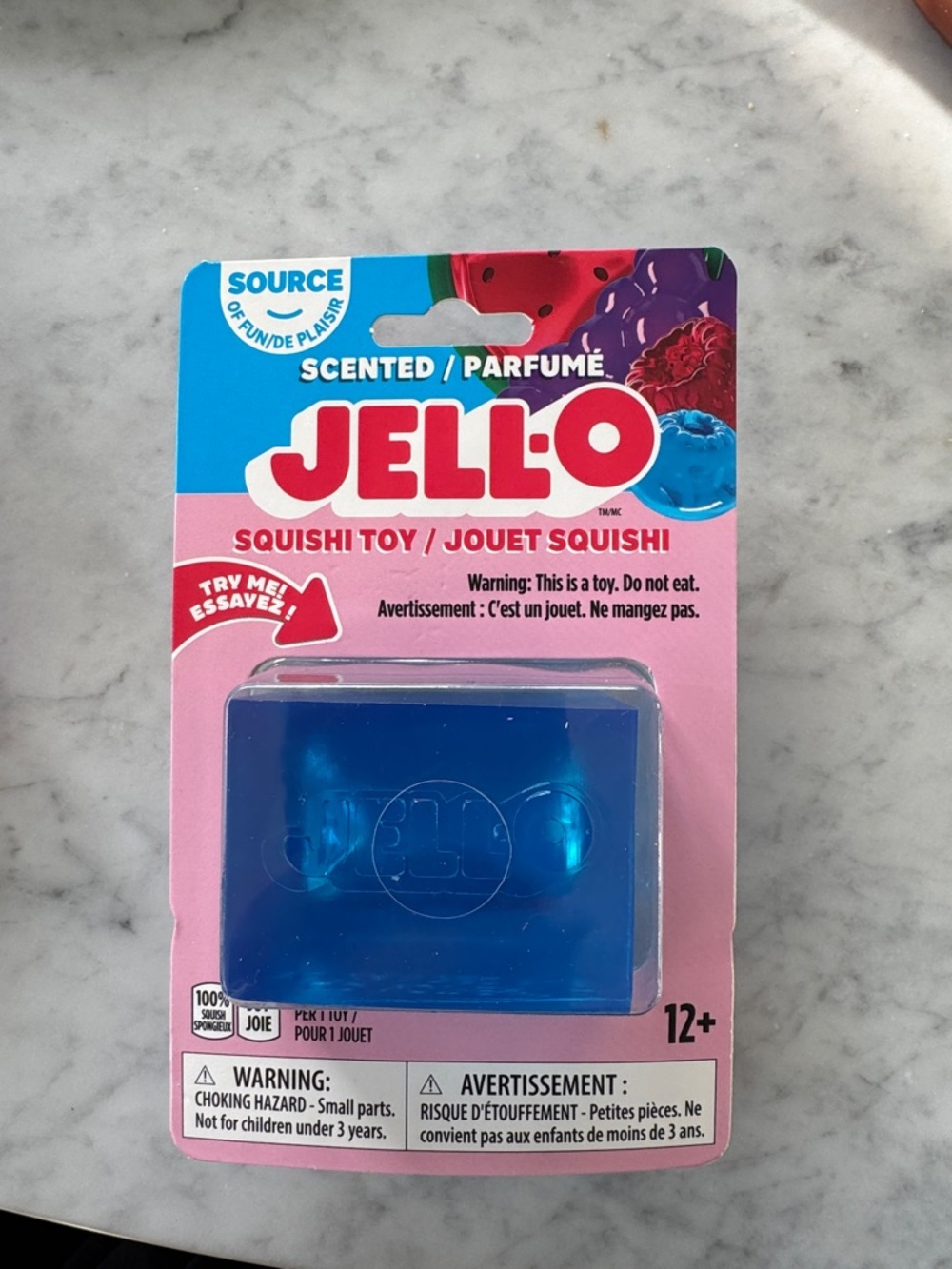 JELL-O Blue Scented Squishi Toy for Kids